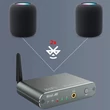 D500 2 az 1-ben Bluetooth adó/vevő adapter, Aptx-LL Adó, Aptx-HD Zajcsökkentés, két bluetooth eszköz csatlakoztatás