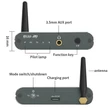 D500 2 az 1-ben Bluetooth adó/vevő adapter, Aptx-LL Adó, Aptx-HD Zajcsökkentés, két bluetooth eszköz csatlakoztatás