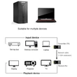 HDMI Extender, vezetékes HDMI hosszabbító, max 30m átvitel Cat6 kábelen, tápellátás nélküli, fekete