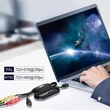 F1 RCA–USB videókonverter, VHS videó jel átalakító, digitalizáló 1080P (RCA anya)