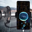 Motor kormányra szerelhető telefontöltő, gyorstöltő adapter USB, USB-C