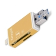 MicroSD SDHC SD TF Kártyaolvasó Iphone/Ipad (lightning), MicroUSB csatlakozókkal