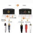 Digitális - analóg Toslink/koaxiális - 2RCA, 3.5 mm Jack audio adapter DAC