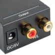 Digitális - analóg Toslink/Coaxial - RCA audió adapter DAC