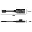 Virtuális 7.1 csatornás hangkártya konverter adapter külső usb hangkártya Lague of Legends és PUBG hangeffekt gombokkal
