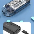 Vezeték nélküli Bluetooth 5.3 Karaoke mikrofon szett multifunkciós vezérlő egységgel, két mikrofonnal, audio ki- és bemenettel, 6 hangeffekt