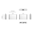 Type C OTG adapter, Type C MicroSD, TF kártyaolvasó, USB 3.0, Micro USB