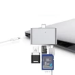 Type C OTG adapter, Type C MicroSD, TF kártyaolvasó, USB 3.0, Micro USB