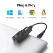 USB 3.0 RJ45 Gigabit Ethernet adapter 10/100/1000 Mbps-os sebesség
