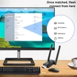 Nagy hatótávolságú USB Bluetooth 5.4 adó adapter, 5.3 dongle PC-hez, vezeték nélküli egérhez, billentyűzethez, zene- és audio vevőhöz