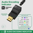 SW03 Pro APTX Vezeték nélküli bluetooth 5.4 audio adó adapter, usb-digitális adapter - számítógépekhez, tévékhez, játékkonzolokhoz