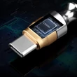HiFi DAC USB Type C és 3,5 mm-es fejhallgatóerősítő audio dekóder 32 bites 384 KHz USB C–3,5 mm-es adapter
