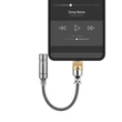 HiFi DAC USB Type C és 3,5 mm-es fejhallgatóerősítő audio dekóder 32 bites 384 KHz USB C–3,5 mm-es adapter