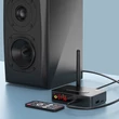 Bluetooth 5.3 NFC adó-vevő audio adapter, DAC átalakító, MP3 lejátszó,  Karaoke mikrofon bemenettel