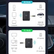 BLSB58 Bluetooth 5.4 audio adó/vevő adapter, mp3 lejátszó, autós audio adapter 3.5MM AUX, USB, U-Disk, TF kártya