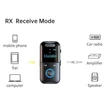 GT69 4 az 1-ben vezeték nélküli audio adapter Bluetooth 5.4, LCD képernyővel és beépített mikrofonnal, MP3 lejátszó