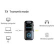 GT69 4 az 1-ben vezeték nélküli audio adapter Bluetooth 5.4, LCD képernyővel és beépített mikrofonnal, MP3 lejátszó