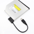 USB 2.0 - Mini Sata II 7 6 13Pin adapter átalakító kábel laptop / CD / J8W7 laptophoz