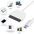USB 3.0 Type c - 2.5"/3.5" SATA kábel HDD/SSD átalakító adapter