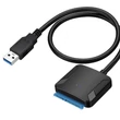 USB 3.0 - 2.5"/3.5" SATA kábel HDD/SSD átalakító adapter