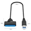 USB 3.0 - 2.5" SATA kábel HDD átalakító adapter