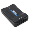 VGA-SCART átalakító adapter, SCART bemenetű TV-hez, projektorhoz távirányítóval