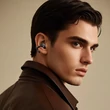 HM22 Open Ear fülhallgatók, légvezetéses (air conduction) vezeték nélküli fülhallgatók Bluetooth 6.0, töltő dobozzal, fekete