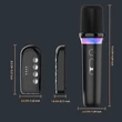 K2 Vezeték nélküli Bluetooth 5.3 Karaoke mikrofon szett multifunkciós vezérlő egységgel, két mikrofonnal, audio ki- és bemenettel, 6 hangeffekt