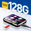 A30 Bluetooth 5.4 led érintő kijelzős 720p mp3 lejátszó beépített kamerával, FM rádió