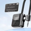 BA02 Bluetooth 5.3 audio adó/vevő adapter USB-c, repülőgépes audio csatlakozóval