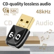 BV60 USB Bluetooth 6.0 adó adapter számítógéphez, tv-hez megbízható kapcsolódást bluetooh eszközökhöz