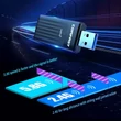 AX3000 WiFi 6 Adapter – 3000Mbps Kétsávos vezeték nélküli hálózati kártya USB 3.0, WiFi 6, WPA3 támogatással
