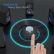 Bluetooth 5.0 vevő, 3D Surround hangzás, TF kártyás MP3 lejátszó, 3,5 mm-es Jack és RCA aljzattal