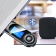 3 az 1-ben LCD kijelzős Bluetooth 5.0 audio adó-vevő + külső hangkártya