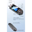 3 az 1-ben LCD kijelzős Bluetooth 5.0 audio adó-vevő + külső hangkártya