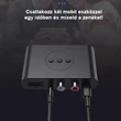 B21 2 az 1-ben NFC Bluetooth 5.0 vevő 2 mobil eszköz támogatással egy időben