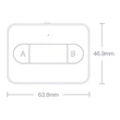 C31 Multipoint Bluetooth 5.0 audio adó adapter, két eszköz csatlakozása egy időben