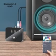 M8 5 az 1-ben többfunkciós Bluetooth adó/vevő adapter, NFC, LED kijelzővel, digitális analóg átalakító, mp3 lejátszó, távirányítóval