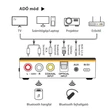 M8 5 az 1-ben többfunkciós Bluetooth adó/vevő adapter, NFC, LED kijelzővel, digitális analóg átalakító, mp3 lejátszó, távirányítóval