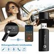 Bluetooth 5.0 FM transzmitter usb audio adapter beépített mikrofonnal