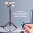 C33 Bluetooth 5.0 Mp3 lejátszó LCD kijelzővel, bluetooth vevő adapter, kamera selfie távirányító
