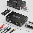 4 az 1-ben Bluetooth 5.1-es vevő adapter, NFC csatlakozás, Karaoke mikrofon bemenet, mp3 lejátszó, távirányító