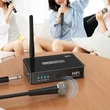 4 az 1-ben Bluetooth 5.1-es vevő adapter, NFC csatlakozás, Karaoke mikrofon bemenet, mp3 lejátszó, távirányító