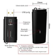 2 az 1-ben Bluetooth 5.0 vevő FM transzmitter USB adapter beépített mikrofonnal, MSD128