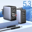 H6 Univerzális Bluetooth 5.3 Audio adó/vevő, QC3.0 gyors töltő és MP3 lejátszó, Karaoke adapter, távirányítóval