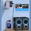 H6 Univerzális Bluetooth 5.3 Audio adó/vevő, QC3.0 gyors töltő és MP3 lejátszó, Karaoke adapter, távirányítóval