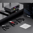 M18 többfunkciós vezeték nélküli Bluetooth audio adó/vevő adapter, DAC, 6,5 mm-es kereoke mikrofonbemenettelm távirányítóval