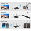 B2 Nagy hatótávolságú Bluetooth 5.0 audio adó-vevő aptX LL és HD, Multiconnect