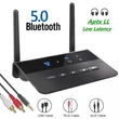 B2 Nagy hatótávolságú Bluetooth 5.0 audio adó-vevő aptX LL és HD, Multiconnect
