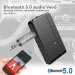 J20 Bluetooth 5.0 audio vevő adapter, beépített mikrofonnal, Multiconnect